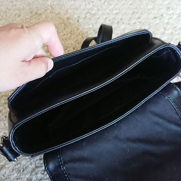 Rebecca Minkoff blabk Saddle Leather Crossbody Bag - Picture 5 of 14